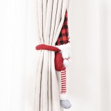 Christmas Forest Old Man Curtain Buckle Faceless Doll Door Hanger Window Decoration