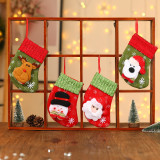 Christmas Snowflake Stocks Decoration Santa Candies Christmas Stocks Gifts Bag