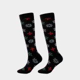 Adults Christmas Socks Chritsmas Tree Snowflakes Winter Warm Festive Compression Socks Christmas Gifts