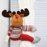 Christmas Curtain Buckle Cartoon Doll Ornament Pendant Window Decoration