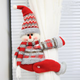 Christmas Curtain Buckle Cartoon Doll Ornament Pendant Window Decoration