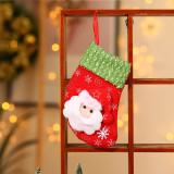 Christmas Snowflake Stocks Decoration Santa Candies Christmas Stocks Gifts Bag