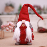 Christmas Standing Faceless Dolls Decorating Window Decorations