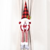 Christmas Forest Old Man Curtain Buckle Faceless Doll Door Hanger Window Decoration