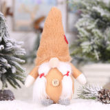 Christmas Decoration Gnomes Doll Long Beard Santa Claus Faceless Doll Gifts