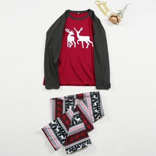 Christmas Matching Family Pajamas Red Elk Pajamas