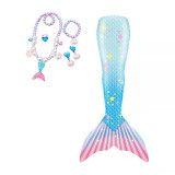 Kid Girls Ombre Starlight Mermaid Tail With Accessories