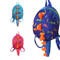 Kindergarten School Backpack 3D Dinosaur Bag Bookbag For Toddlers