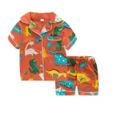 Toddler Kids Boy Dinosaur Family Short Pajamas Sleepwear Set Cotton Pjs