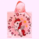 Kid Wreath Unicorn Hooded Bathrobe Towel Bathrobe Cloak