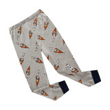 Toddler Kid Boys Print Rocket Pajamas Sleepwear Set Long Sleeves Cotton Pjs