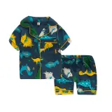 Toddler Kids Boy Dinosaur Family Short Pajamas Sleepwear Set Cotton Pjs