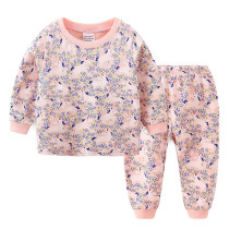 Toddler Girl Print Rainbow Unicorn Pajamas Sleepwear Long Sleeve Tee & Leggings 2 Pieces Sets