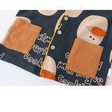 Toddler Kid Boys Print Cute Duck Pajamas Sleepwear Set Long Sleeves Cotton Pjs