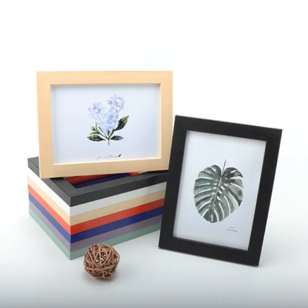 Crude Wood Photo Frame Wall Frame