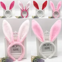 6PCS Easter Bunny Ears Headbands Plush Hairband