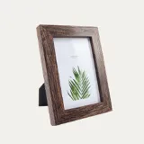 Crude Wood Photo Frame Wall Frame