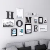 8 Pieces Combination Pictures Photo Frame Wall Decoration