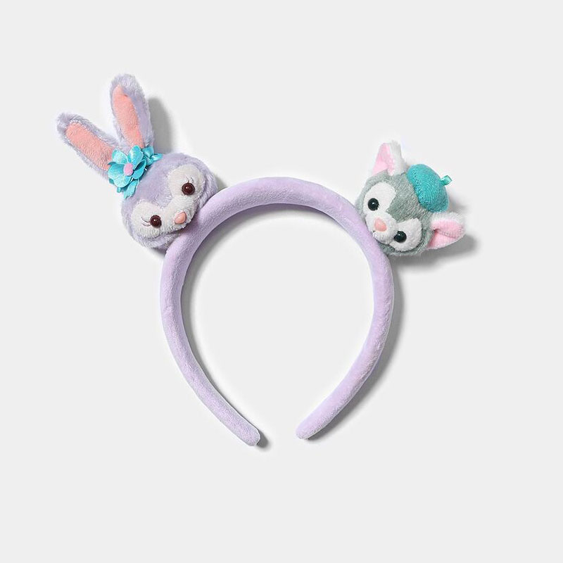 Easter Cute Purple Bunny Rabbit Ear Headbands Plush Hairband
