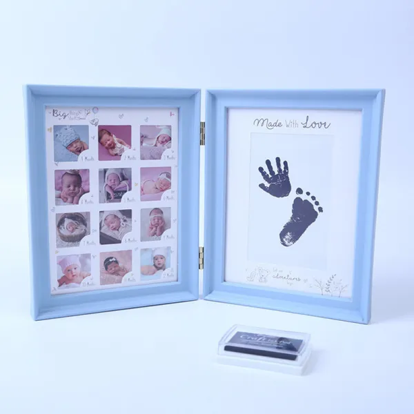 My First Year Newbone Baby 12 Month Growth Photo Frame Fold Frame