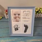 Pearhead Babyprints Newborn Handprints and Footprints Photo Frame Wall Frame