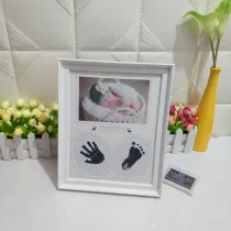 Pearhead Babyprints Newborn Handprints and Footprints Photo Frame