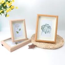 Crude Wood Photo Frame Wall Frame