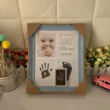 Pearhead Babyprints Newborn Handprints and Footprints Photo Frame Wall Frame