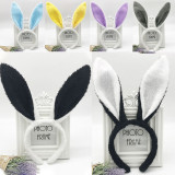 6PCS Easter Bunny Ears Headbands Plush Hairband