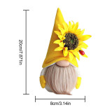 Easter Sunflower Gnomes Bunny Faceless Plush Doll Holiday Decorations
