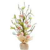 Easter LED Lighted Easter Egg Tree Home Ornaments Desktop Decoration