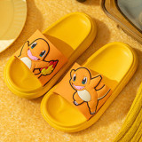 Toddlers Kids Pure Color Flat Beach Summer Bath Slippers