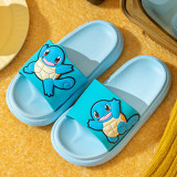 Toddlers Kids Pure Color Flat Beach Summer Bath Slippers