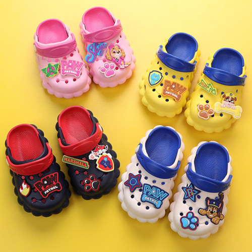 Toddlers Kids Puppy Dog Flat Beach Summer Slippers Sandal Shoes