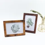 Crude Wood Photo Frame Wall Frame