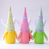 Easter Long Hat Gnome Bunny Faceless Plush Doll Ornaments With Carrot