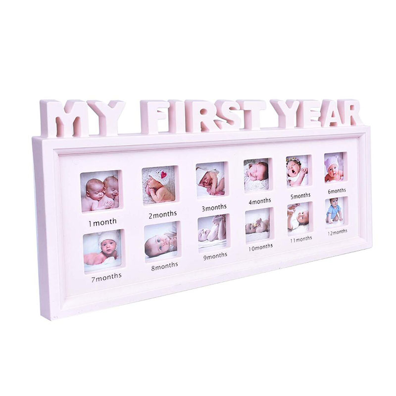 My First Year Newbone Baby 12 Cells Growth Photo Frame Wall Frame