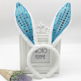 Sequins Easter Headband Rabbit Ears Radish Headbands Plush Hairband