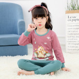 Toddler Kids Girl Unicorn Pajamas Sleepwear Set Long-sleeve Cotton Pjs