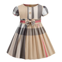Toddler Girls Pliad Bow Tie Princess Dress
