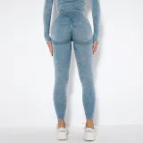 Women Cloud Printing Peach Lift Seamless Workout High Waisted Scrunch Butt Yoga Leggings