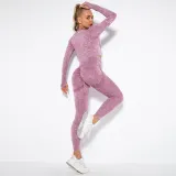 Women Cloud Printing Peach Lift Seamless Workout High Waisted Scrunch Butt Yoga Leggings