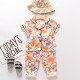Toddler Kids Girl Prints Shiba Lnu Short Pajamas Rayon Silk Sleepwear Sets