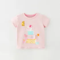 Girls Cute Rabbit Pattern Shirts Cartoon Tops