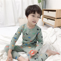 Kids Boy Print Cars Pajamas Sleepwear Set Long-sleeve Cotton Pjs