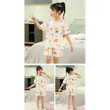 Toddler Kids Girl Fruits Club Summer Short Pajamas Sleepwear Set Cotton Pjs