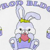 Girls Rabbit & Cake Pattern Shirts Cartoon Blouse