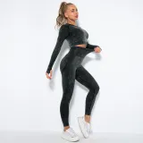 Women Cloud Printing Peach Lift Seamless Workout High Waisted Scrunch Butt Yoga Leggings