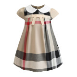 Toddler Girls Pliad Sleeveless Doll Collar Dress