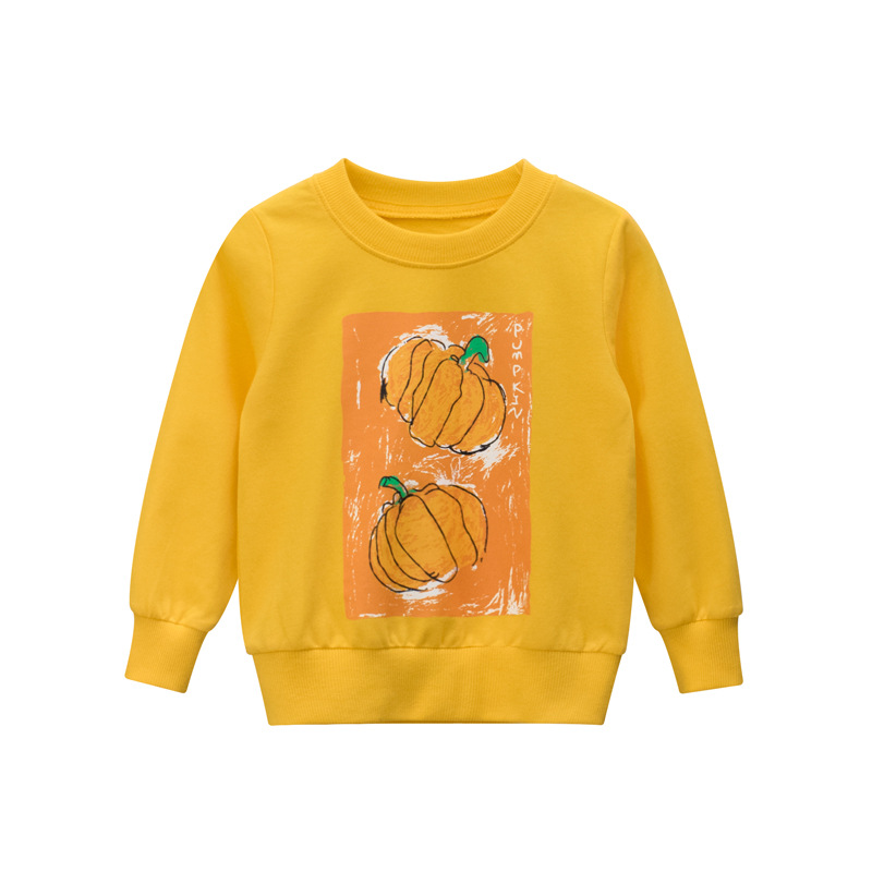 Girls Cute Fruit Pattern Blouse Cartoon Sweatshirts Tops